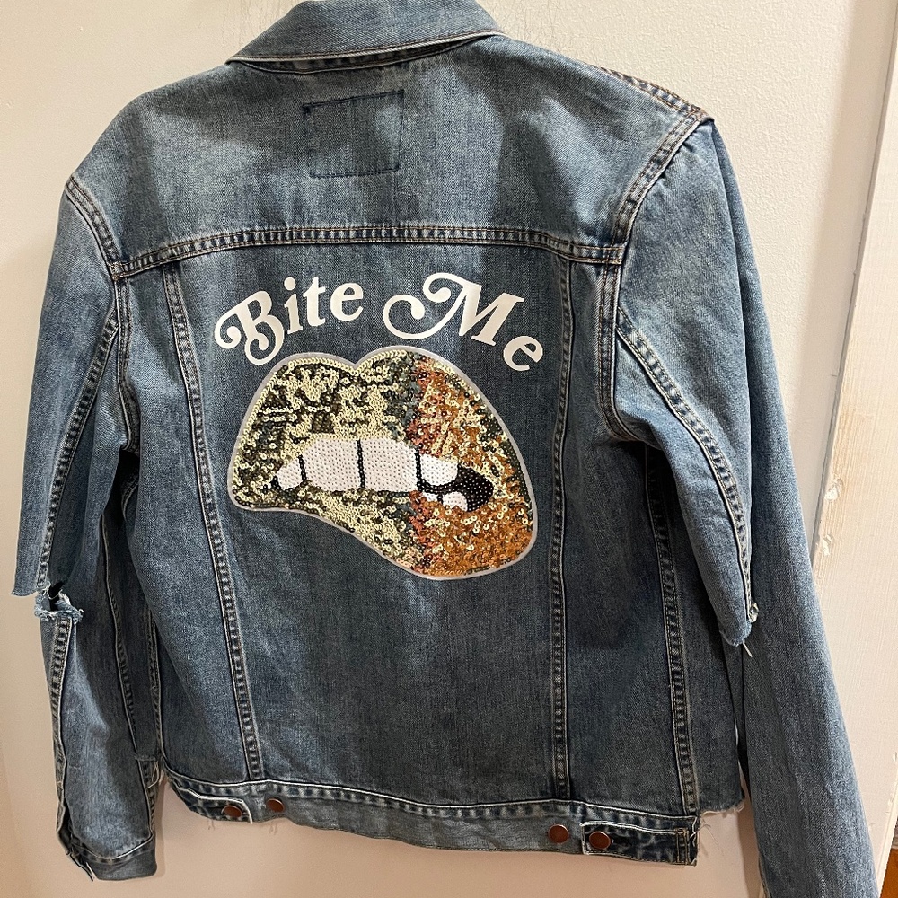 Private Party Bite Me Jean Jacket XS
